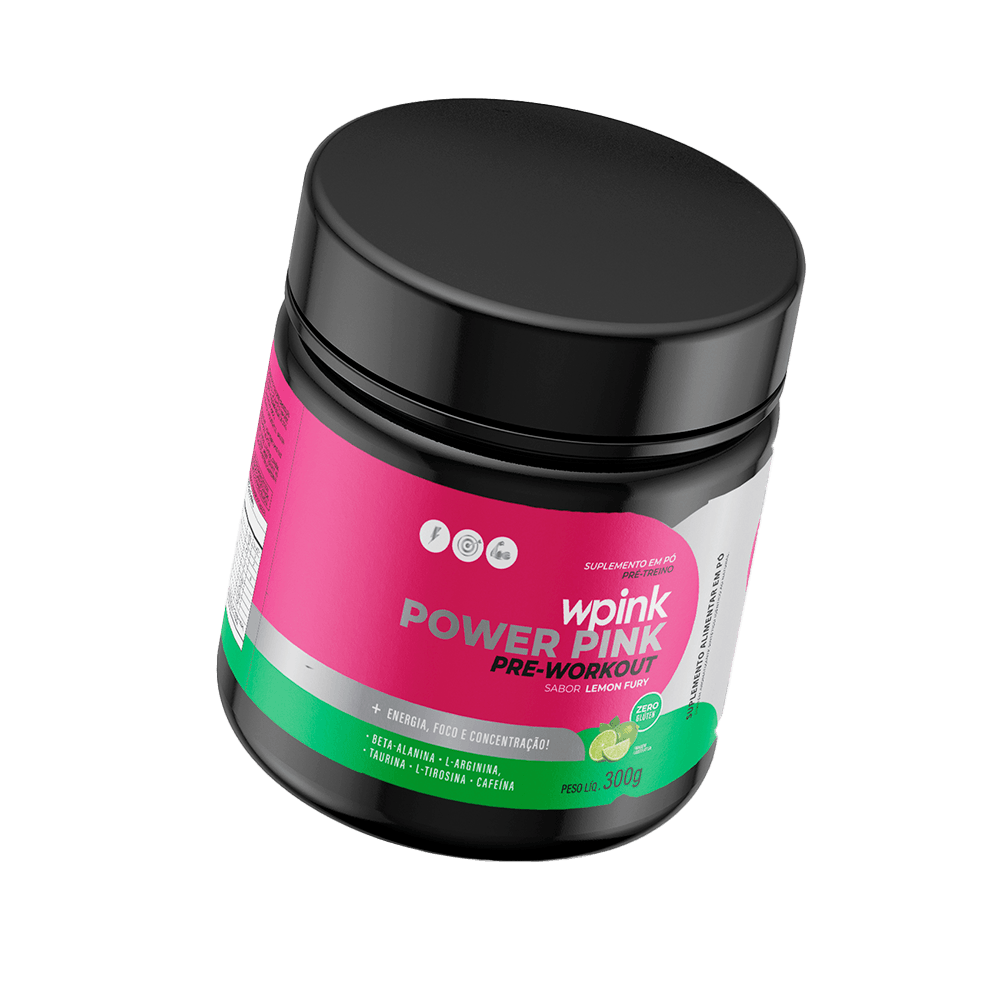 super power pink de limão - pré-treino - 300g - wp - foto 3