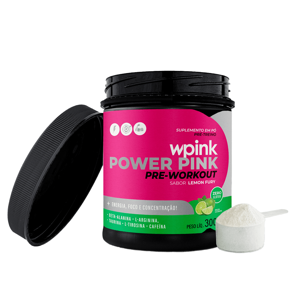 super power pink de limão - pré-treino - 300g - wp - foto 4