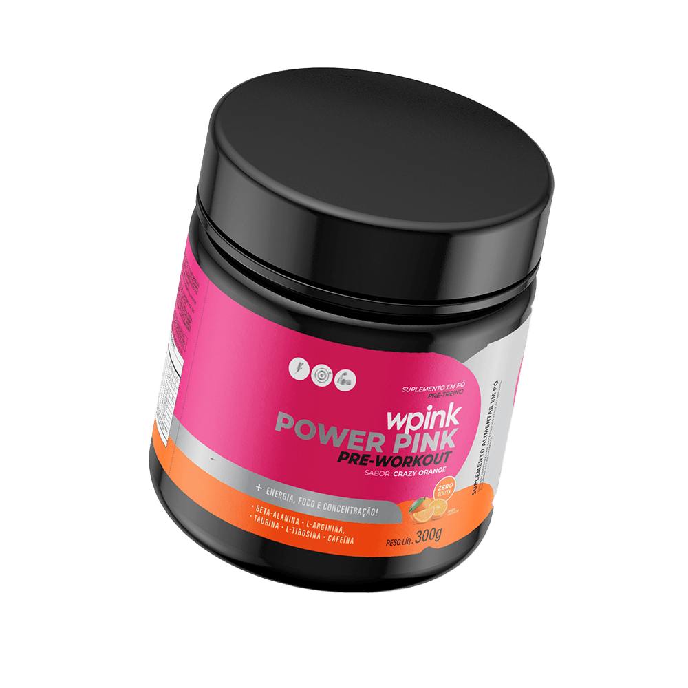 super power pink de laranja - pré-treino - 300g - wp - foto 3