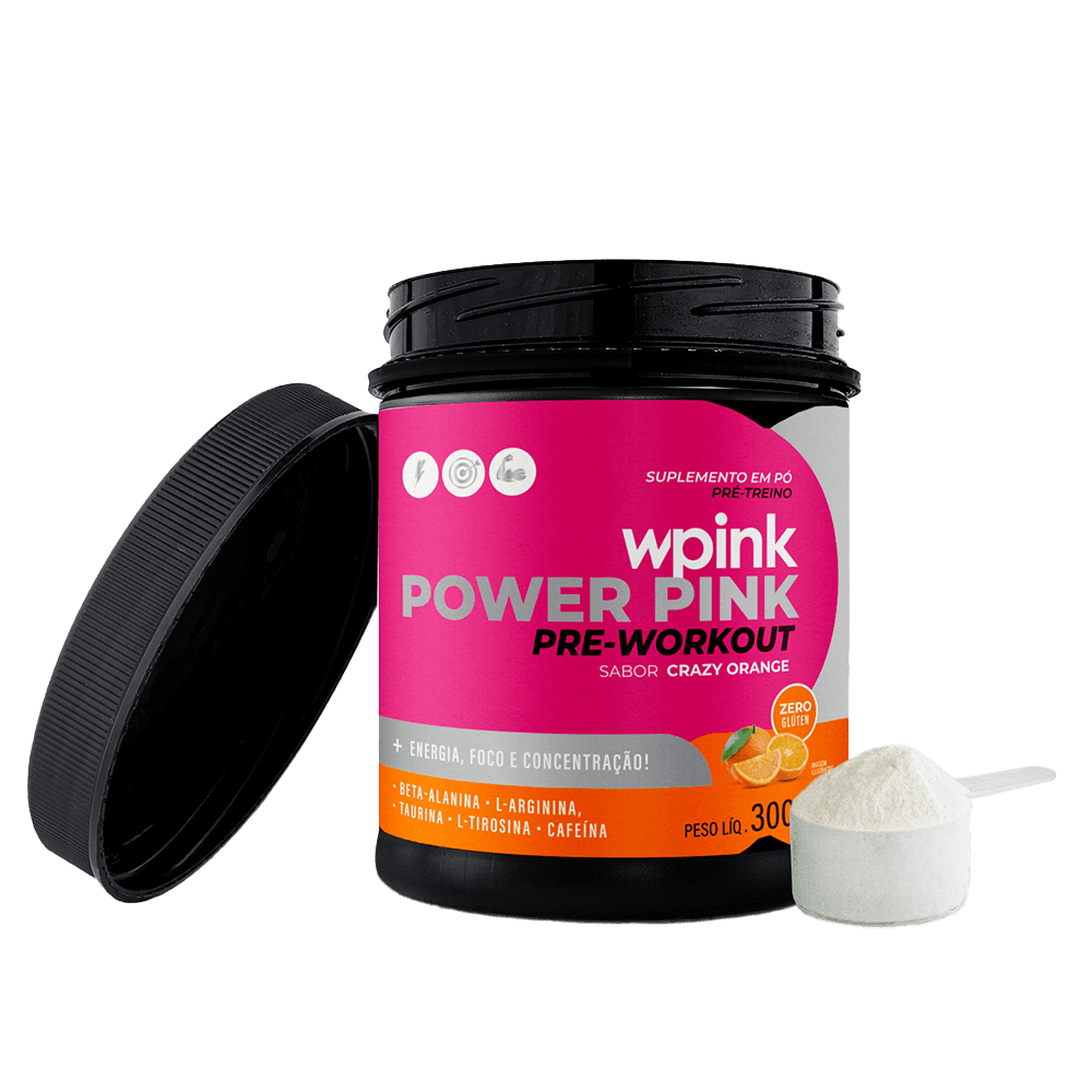 super power pink de laranja - pré-treino - 300g - wp - foto 4