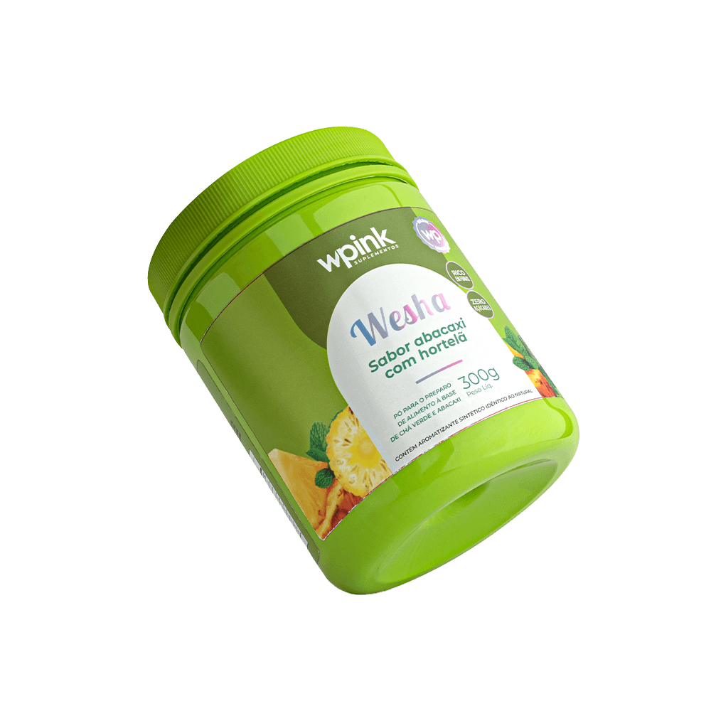 wesha chá verde e abacaxi - 300g - wp - foto 4