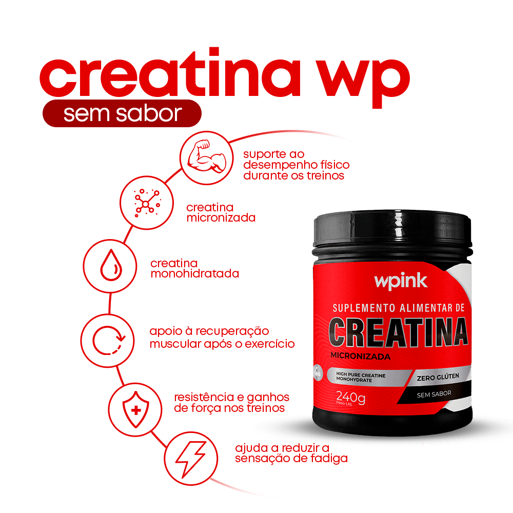 creatina sem sabor - 240g - wp - foto 2