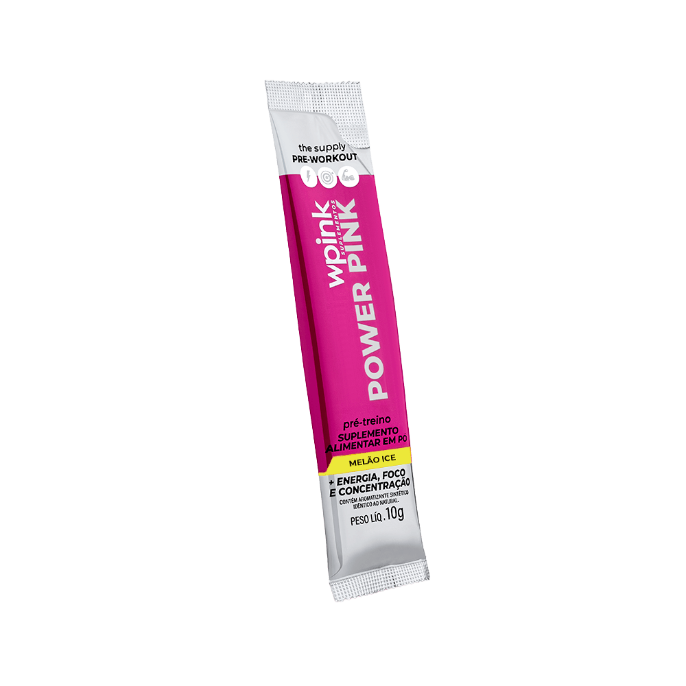 power pink de melão ice - pré-treino - 300g - wp - foto 3