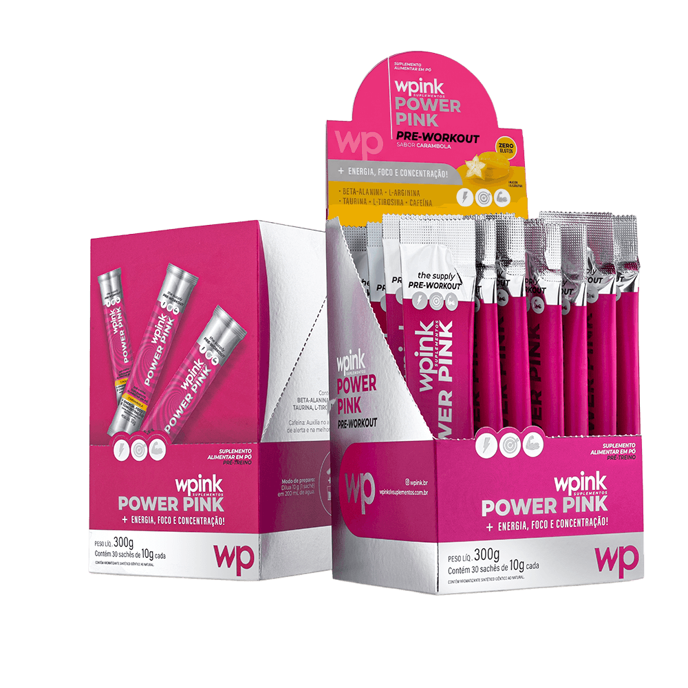 power pink de carambola - pré-treino - 300g - wp - foto 5