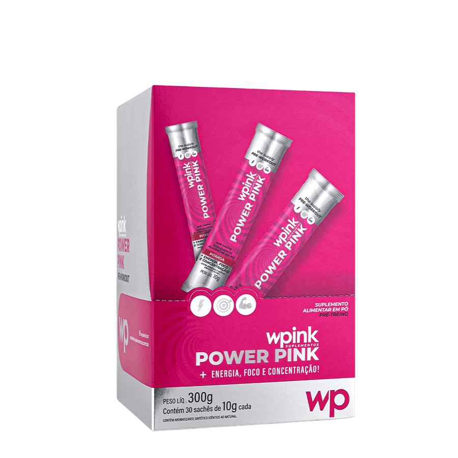 power pink de pitanga - pré-treino - 300g - wp