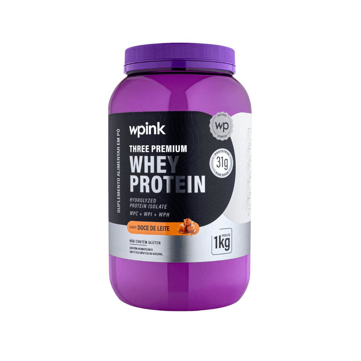 three premium whey protein doce de leite 3w - (1kg) - wp