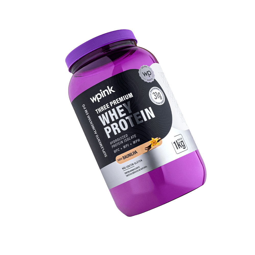 three premium whey protein baunilha 3w - (1kg) - wp - foto 5