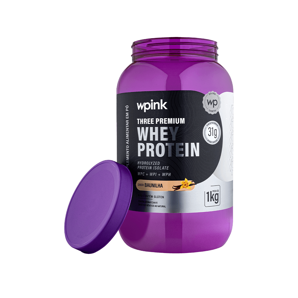 three premium whey protein baunilha 3w - (1kg) - wp - foto 7