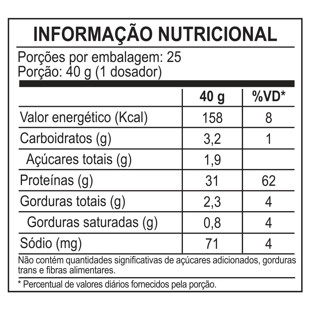 three premium whey protein sem sabor - (1kg) - wp - foto 7