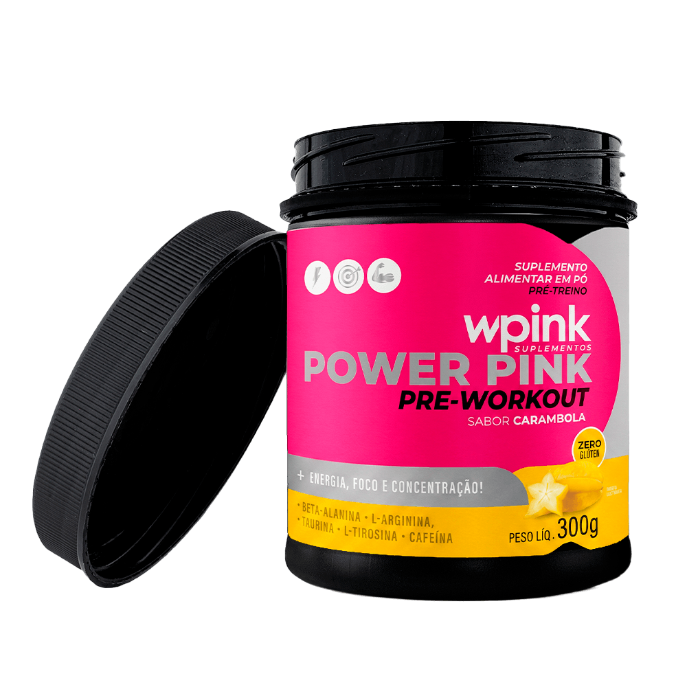 super power pink de carambola - pré-treino - 300g - wp - foto 2