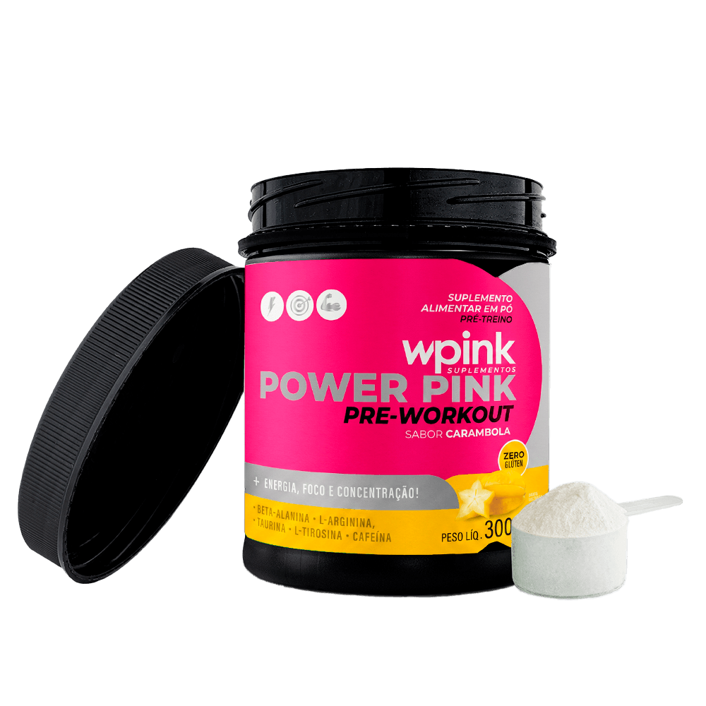 super power pink de carambola - pré-treino - 300g - wp - foto 4