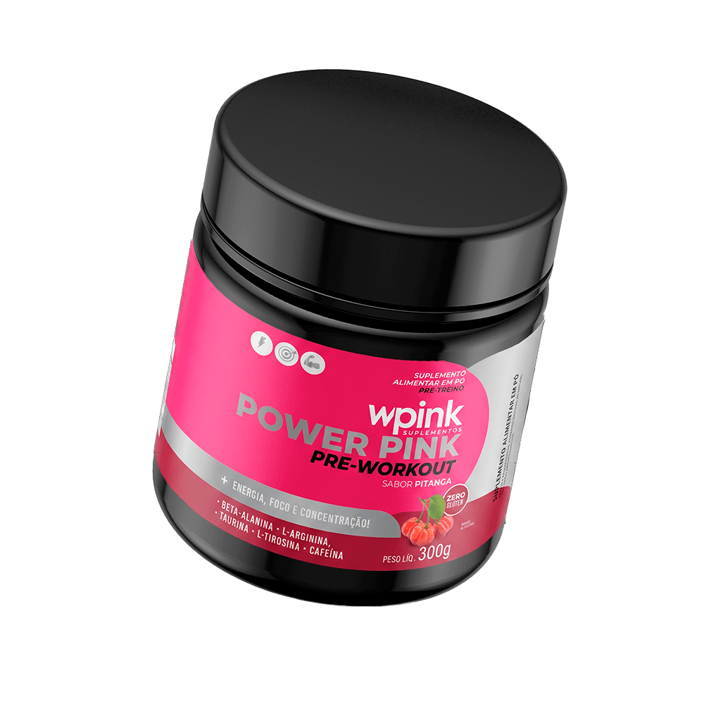 super power pink de pitanga - pré-treino - 300g - wp - foto 3
